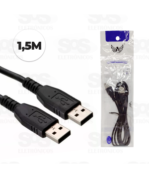Cabo USB Macho x Macho 1.2m UU-01