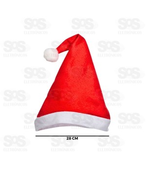 Gorro Papai Noel Cetim Top Natal GOR072