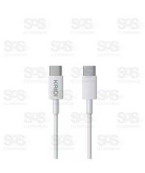 Cabo De Dados Turbo Type C Para Type C 1 Metro KD-01C