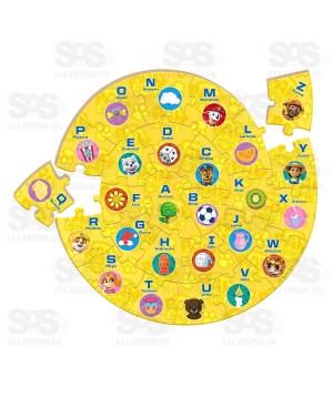 Alfabeto Caracol Patrulha Canina Nig Brinquedos 0689