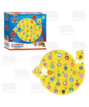 Alfabeto Caracol Patrulha Canina Nig Brinquedos 0689