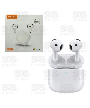 Fone De Ouvido Sem Fio Bluetooth IPX4 Kaidi KNC4231