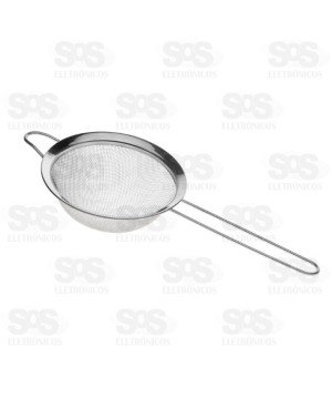 Peneira Média De Aço Inox 12CM Caerus CRS-2736