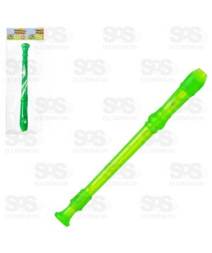 Flauta Infantil Colorida Translucida Toy King TK-AB8875