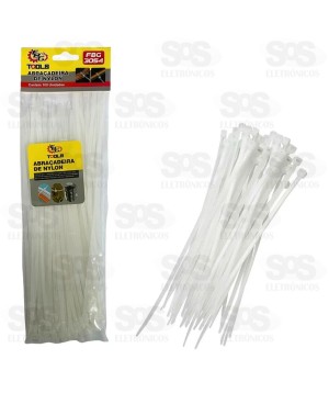 Abraçadeira De Nylon 3,6X250mm 100 Unidades FBG 3054