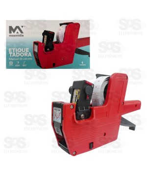 Etiquetadora Manual De Preço 8 Dígitos MAX-61010-10