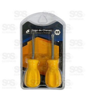 Kit De Chaves Fenda/Philips 2 Polegadas BAR-316001-19