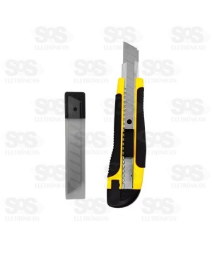 Estilete Largo Com 10 Lâminas BAR-354001-3