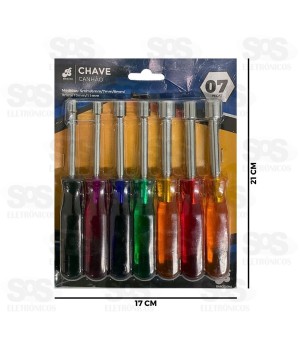 Kit de Chaves Canhão 7 Peças Barcelona BAR-585034