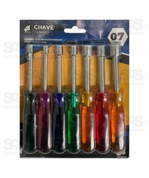 Kit de Chaves Canhão 7 Peças Barcelona BAR-585034