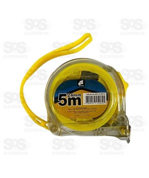 Trena 5Mx24MM Transparente Com Trava BAR-57747-8