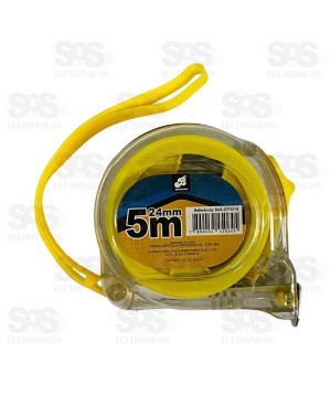 Trena 5Mx24MM Transparente Com Trava BAR-57747-8