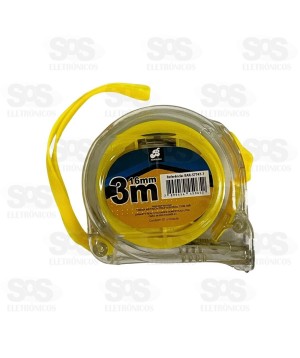 Trena 3Mx16MM Transparente Com Trava BAR-57747-7