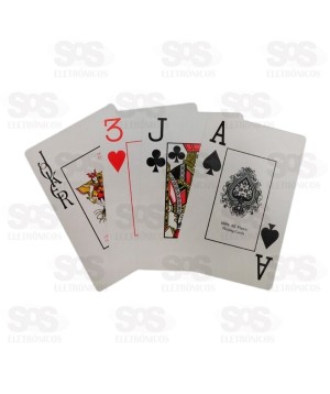 Baralho Com 2 Maços 54 Cartas Plástico BAR-69087