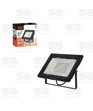 Refletor Eco Quadrado LED Branco 10W Black+Decker BDR1-10800