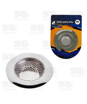 Ralo De Aço Inox Para Pia 7cm BAR-218006