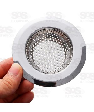 Ralo De Aço Inox Para Pia 11,4cm BAR-218001-16