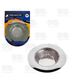 Ralo De Aço Inox Para Pia 11,4cm BAR-218001-16