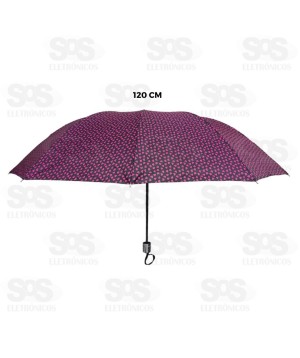 Guarda Chuva Poliéster Coração 120CM Altomex AJ-3405