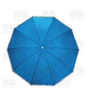 Guarda Chuva Poliéster Bolinhas 120CM Altomex AJ-3410