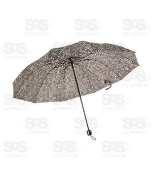 Guarda Chuva Poliéster Oncinha 120CM Altomex AJ-3421