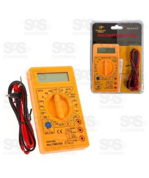Multímetro Digital Com Cabo MS-DT-832