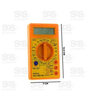 Multímetro Digital Com Cabo MS-DT-832