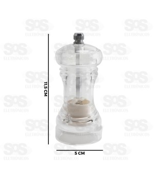 Moedor de Tempero Manual Acrílico Top Útil TOP2018