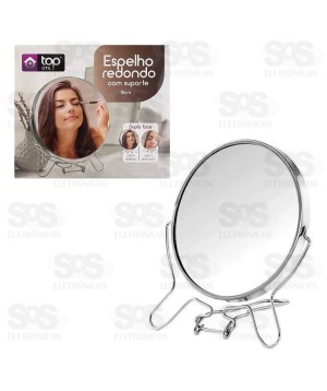 Espelho de Aumento Dupla Face Top Útil TOP1500