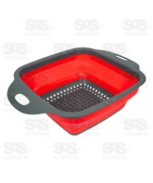 Escorredor Retrátil Emborrachado 28x21,5CM TOP0679