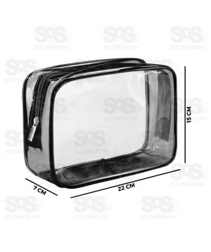 Necessaire Transparente 22x15CM TOP1692