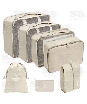 Kit Necessaire 7 Peças Top Útil TOP1721