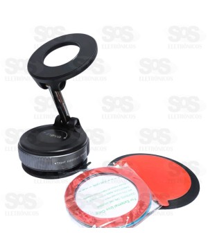 Suporte de Celular Magnético Com Ventosa Inova MD-13138