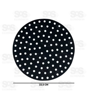 Tapete Protetor De Silicone Para Air Fryer 22,5CM TOP1030
