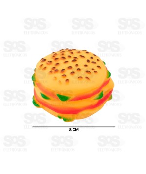 Mordedor Hambúrguer Para Cachorro TOPET0014