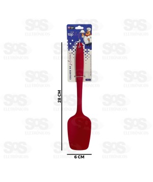 Colher de Silicone Rígida 28CM Top Útil TOP0952