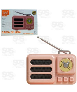 Rádio Retrô com Bluetooth e  Iluminação AD-8077