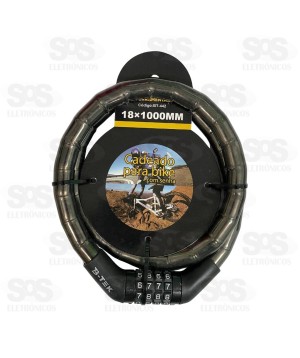 Cadeado Bicicleta Com Segredo B-Tek BT-442