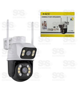 Câmera Dupla De Segurança Inteligente Com Wifi B-Max BM-IP173