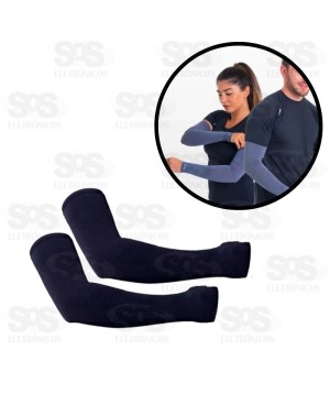 Par Manguito Mangote Com Dedo Proteção Solar/uv / Sol B-Max BM-F1629