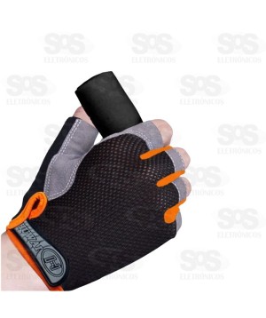 Luva Esportiva Anti Suor com Dedos Abertos B-Max BM-F1509