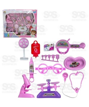Kit Medico Com 10 Peças Toy King TK-1350