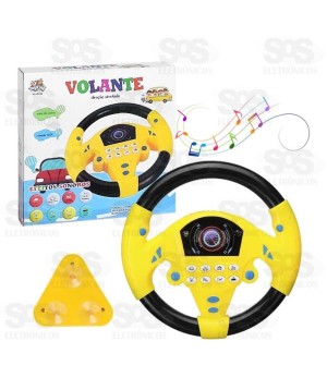 Volante de Carrinho com Som de Motor Toy King TK-AB3156