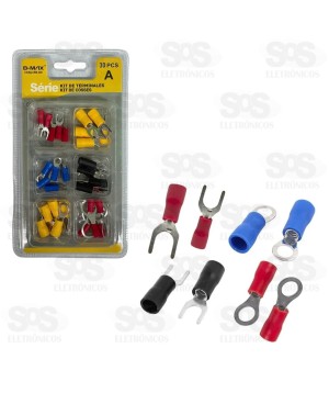Kit Terminal Elétrico 30 Peças B-Max BM-340