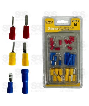 Kit Terminal Elétrico 30 Peças B-Max BM-341