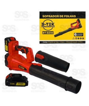 Soprador de Ar Portátil Recarregável B-Tek BT-DZ50