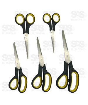 Kit 5 Tesouras Inox Multiuso B-Tek BT-610