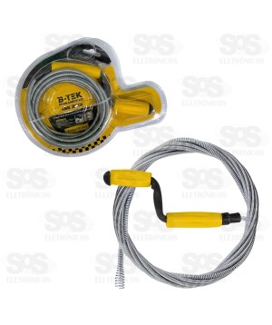 Desentupidor de Tubulação Fio de Aço 3 Metros BT-443