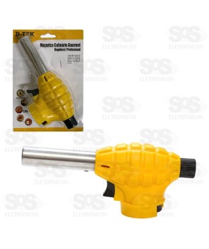 Maçarico Culinário Portátil Recarregável BT-564