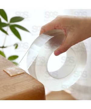 Fita Dupla Face Multiuso 5 Metros B-Tek BT-637